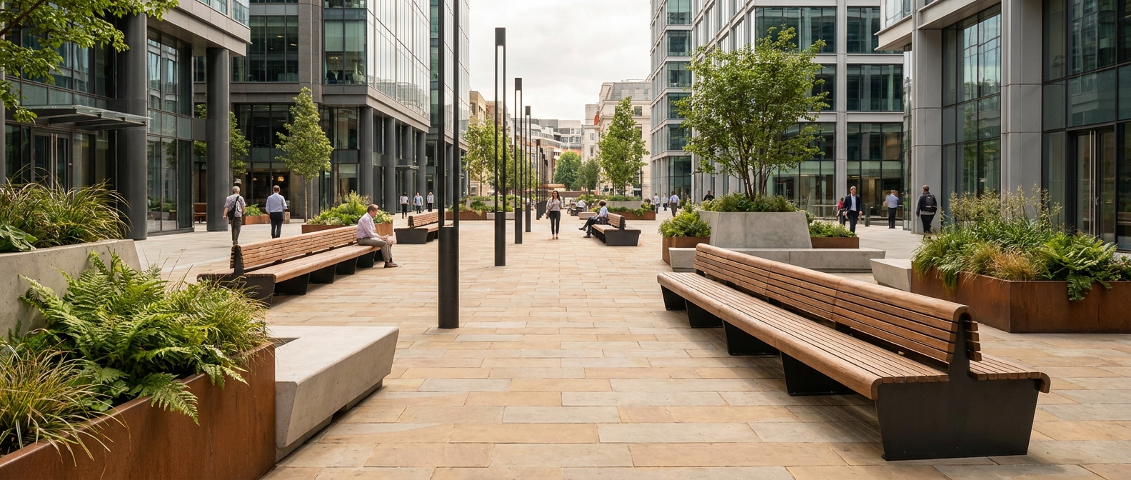 Aménagement extérieur : quel mobilier urbain choisir pour vos espaces publics ?