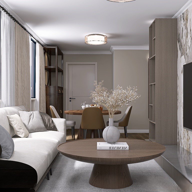 Visualisation 3D réalisée par Maison Thabika