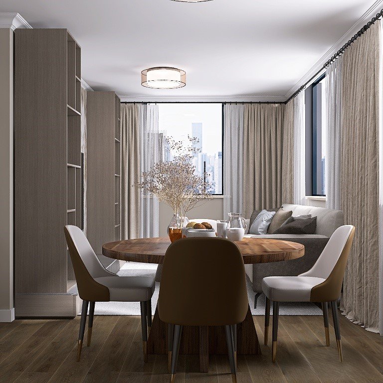 Visualisation 3D réalisée par Maison Thabika