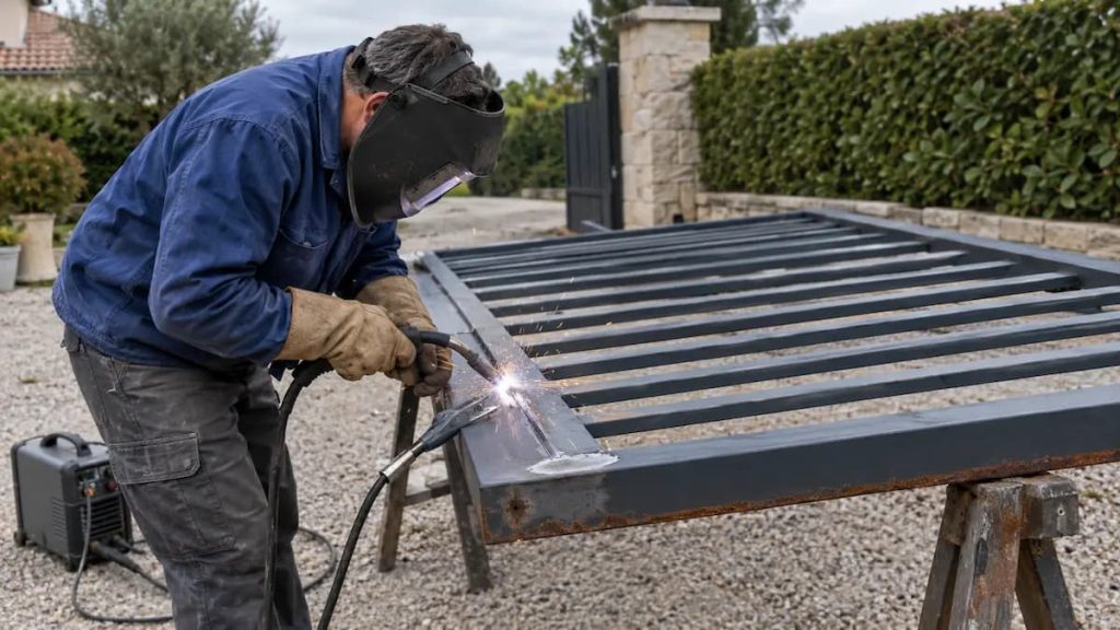 Réparer soi-même un portail ou une rambarde métallique