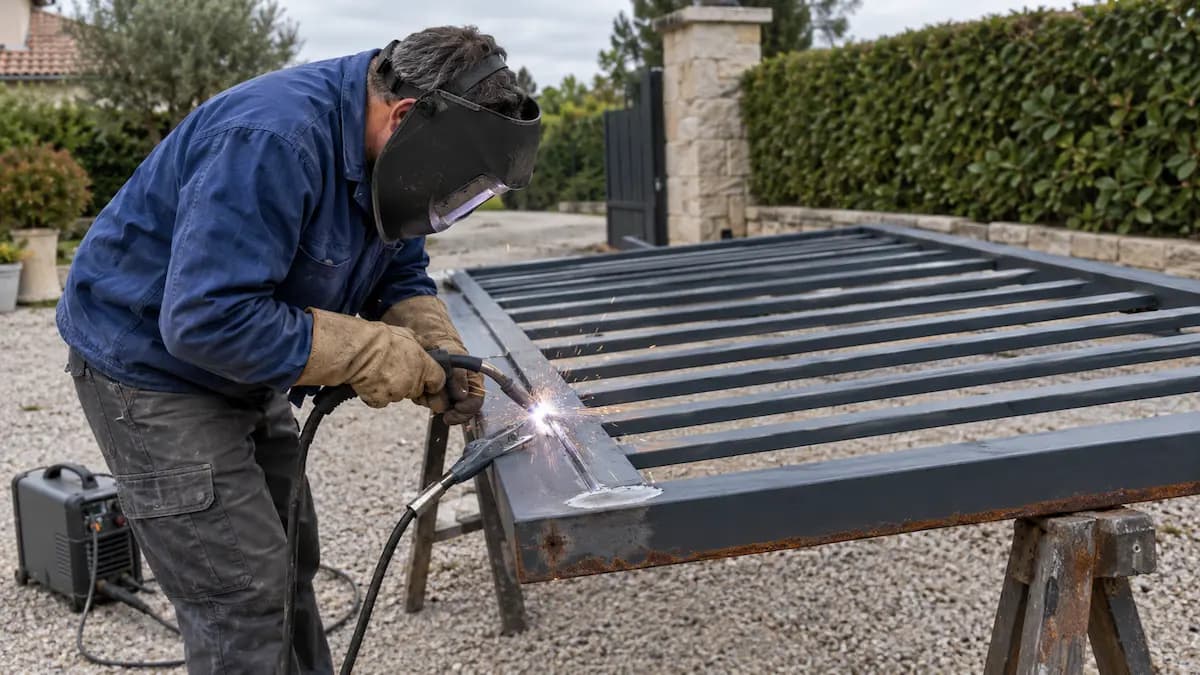 Réparer soi-même un portail ou une rambarde métallique